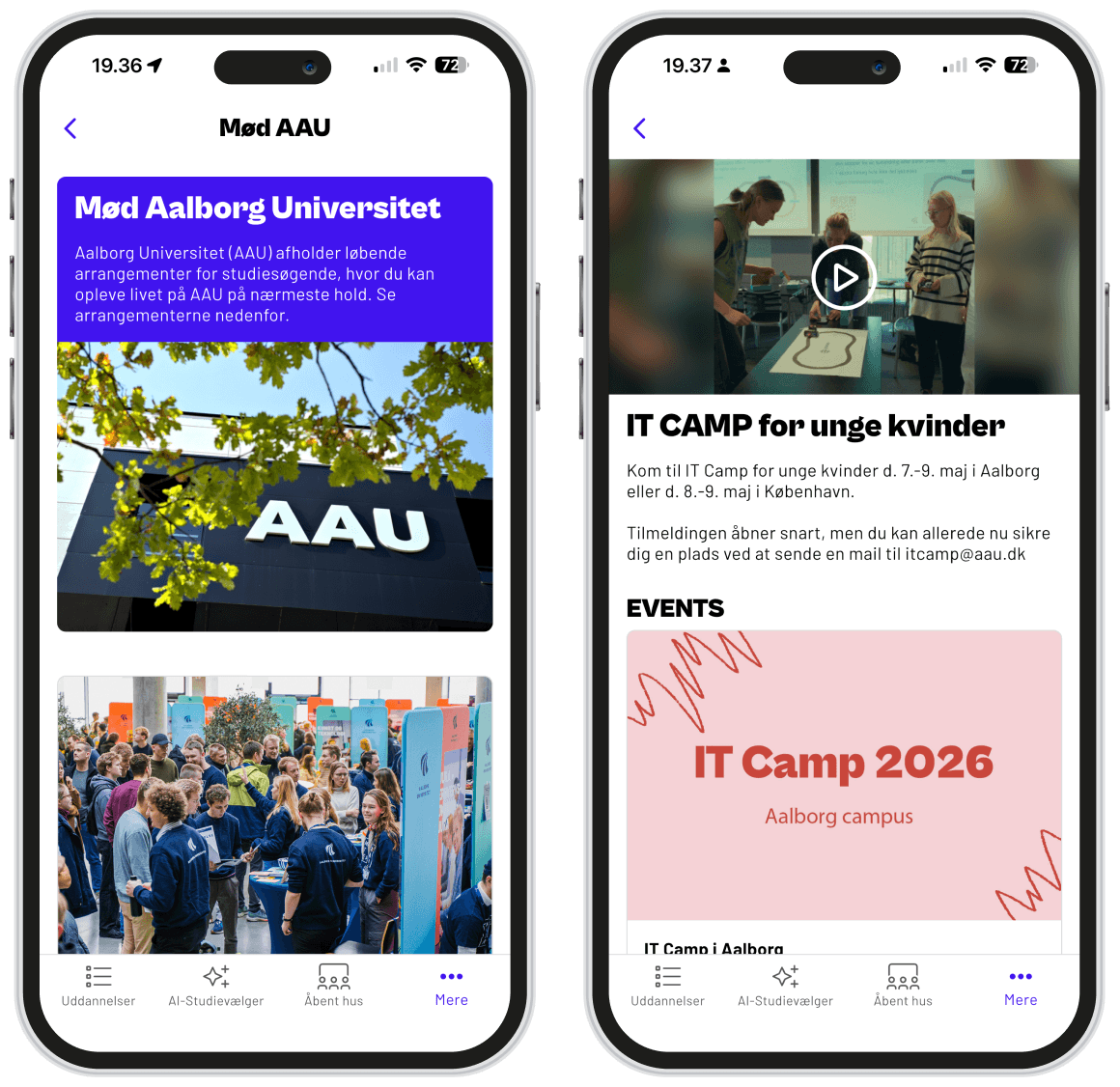 Events samlet ét sted